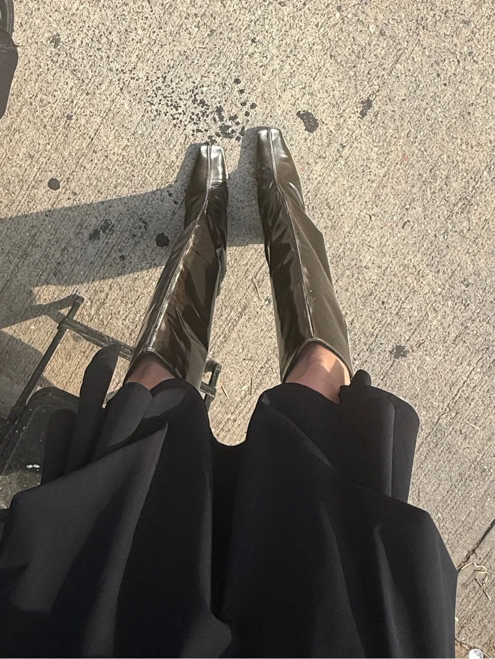 Miista Finola grey boots size 6.5